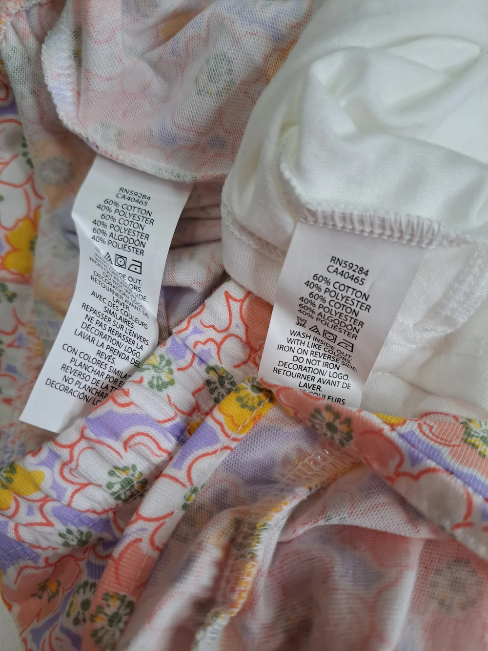 The Children's Place White & Floral Girls Tank Top with Floral Shorts